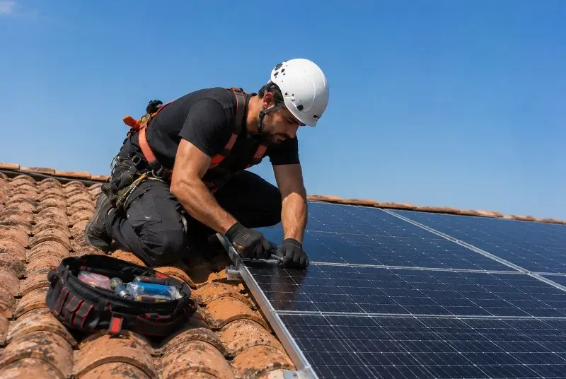 Maintenance et monitoring de panneaux solaires à Iholdy